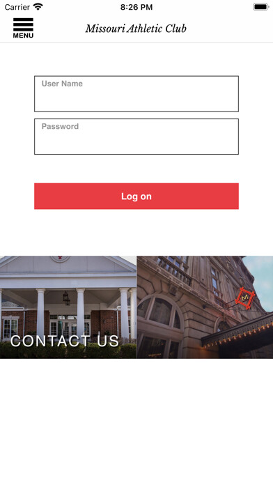 Emulate iPhone app Missouri Athletic Club using MyAndroid Emulate iPhone app Missouri Athletic Club using MyAndroid