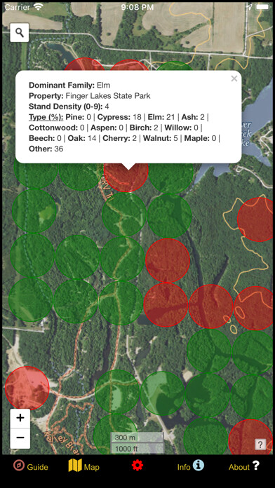 Emulate iPhone app Missouri Mushroom Forager Map! using MyAndroid