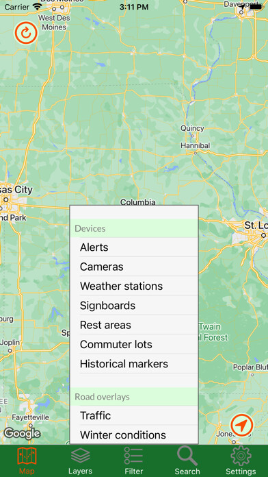Emulate iPhone app Missouri Traveler using MyAndroid Emulate iPhone app Missouri Traveler using MyAndroid
