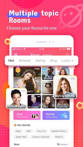 Run android online APK Miss Yo- Group Voice Chat Rooms from MyAndroid or emulate Miss Yo- Group Voice Chat Rooms using MyAndroid