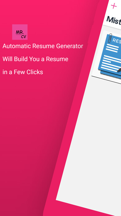 Emulate iPhone app Mister Cv - Build Your CV using MyAndroid Emulate iPhone app Mister Cv - Build Your CV using MyAndroid