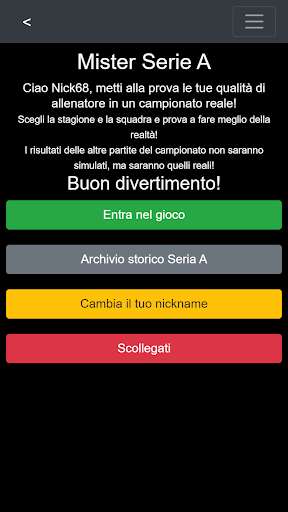 Run android online APK Mister Serie A Football Manager - Storia from MyAndroid or emulate Mister Serie A Football Manager - Storia using MyAndroid Run android online APK Mister Serie A Football Manager - Storia from MyAndroid or emulate Mister Serie A Football Manager - Storia using MyAndroid