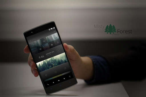 Emulate Android APK Misty Forest Theme for Zooper