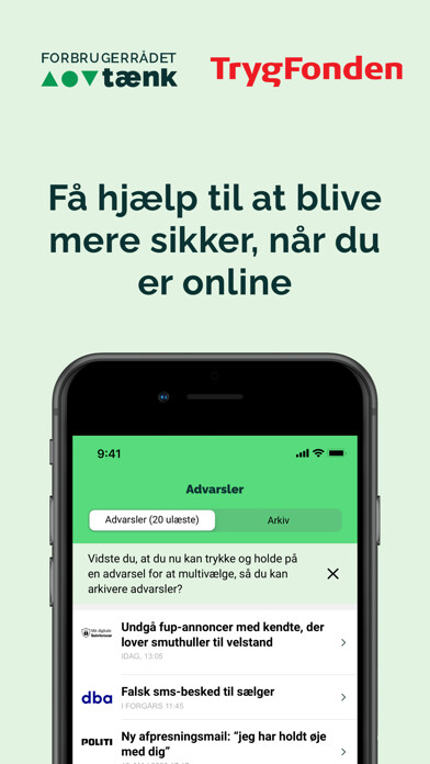 Emulate iPhone app Mit digitale selvforsvar using MyAndroid