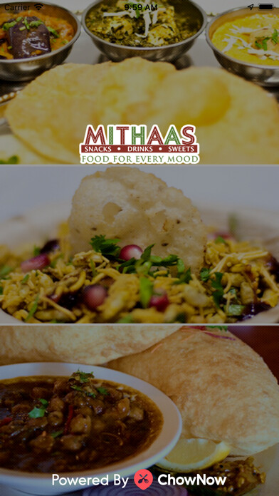 Emulate iPhone app Mithaas To Go using MyAndroid