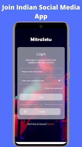 Run android online APK MitraSetu- Indian Social Media App from MyAndroid or emulate MitraSetu- Indian Social Media App using MyAndroid