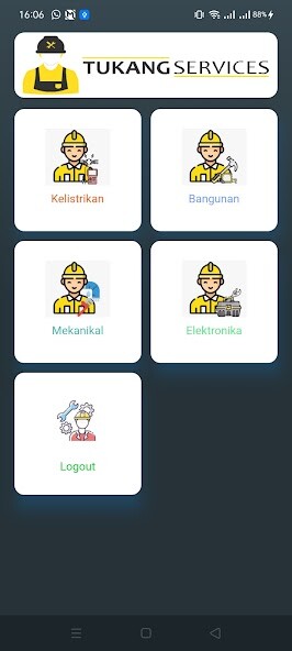 Run android online APK Mitra Tukang Service from MyAndroid or emulate Mitra Tukang Service using MyAndroid