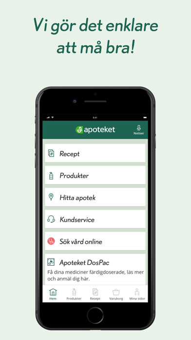 Emulate iPhone app Mitt Apotek using MyAndroid Emulate iPhone app Mitt Apotek using MyAndroid