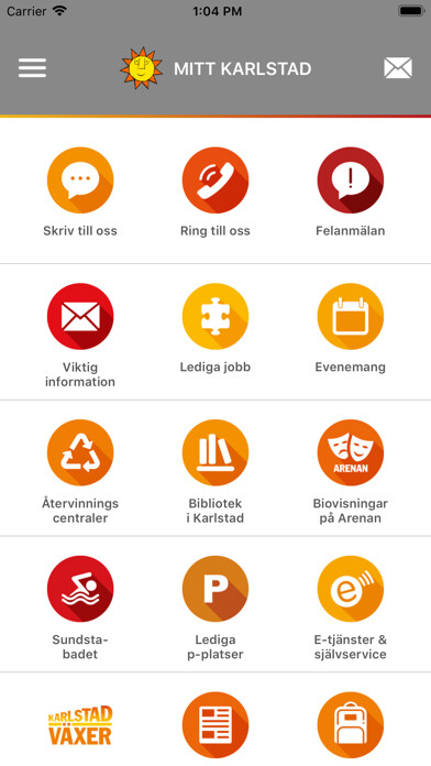 Emulate iPhone app Mitt Karlstad using MyAndroid Emulate iPhone app Mitt Karlstad using MyAndroid