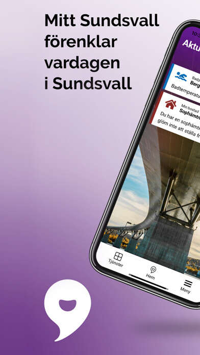 Emulate iPhone app Mitt Sundsvall using MyAndroid