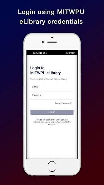 Run android online APK MITWPU eLibrary from MyAndroid or emulate MITWPU eLibrary using MyAndroid