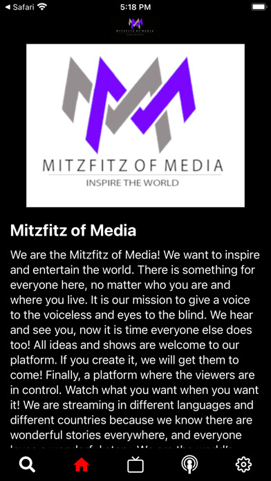 Emulate iPhone app Mitzfitz of Media using MyAndroid Emulate iPhone app Mitzfitz of Media using MyAndroid