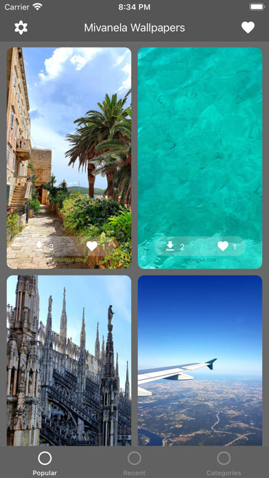 Emulate iPhone app Mivanela Wallpapers using MyAndroid Emulate iPhone app Mivanela Wallpapers using MyAndroid