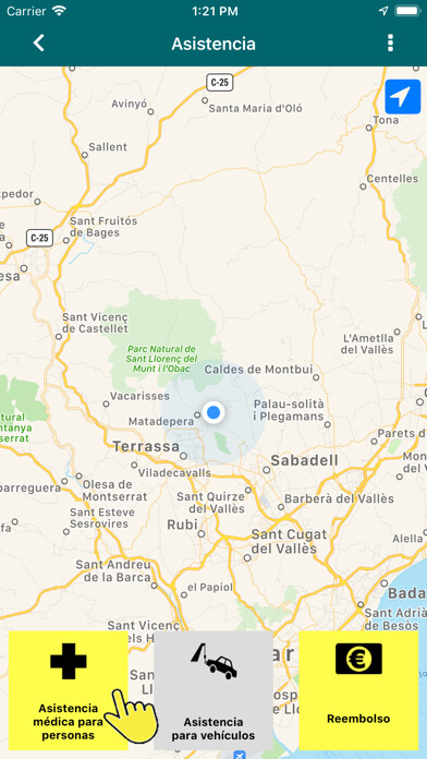 Emulate iPhone app Mi viaje PSN using MyAndroid