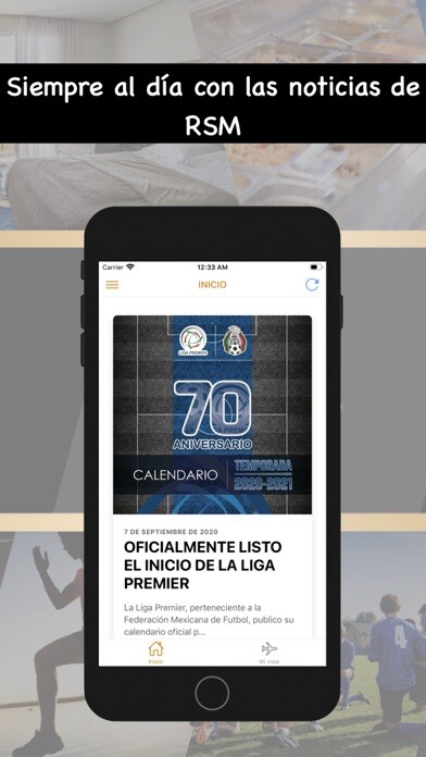 Emulate iPhone app Mi viaje RSM using MyAndroid