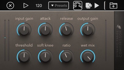 Emulate iPhone app Mix Bus Compressor using MyAndroid
