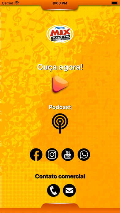 Emulate iPhone app Mix Campina Grande using MyAndroid Emulate iPhone app Mix Campina Grande using MyAndroid