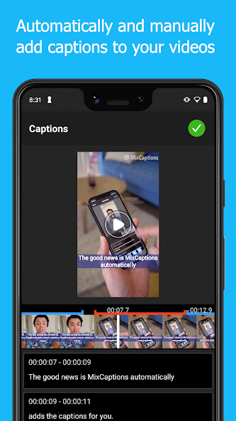 Run android online APK MixCaptions Add Text, Subtitle from MyAndroid or emulate MixCaptions Add Text, Subtitle using MyAndroid