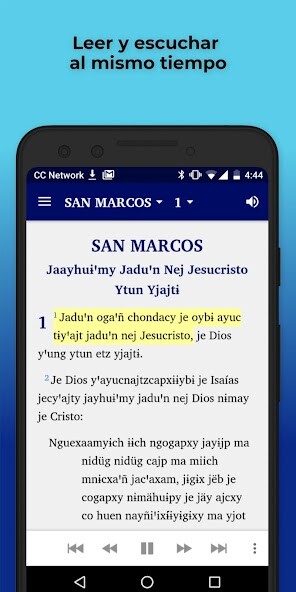Run android online APK Mixe Coatlán Bible from MyAndroid or emulate Mixe Coatlán Bible using MyAndroid