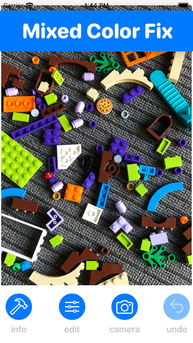 Emulate iPhone app MixedColorFix using MyAndroid