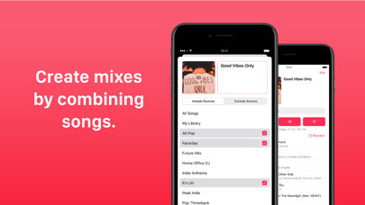 Emulate iPhone app Miximum: Smart Playlist Maker using MyAndroid