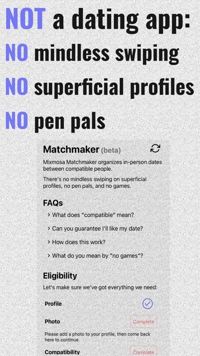 Emulate iPhone app Mixmosa: In-Person Matchmaker using MyAndroid Emulate iPhone app Mixmosa: In-Person Matchmaker using MyAndroid