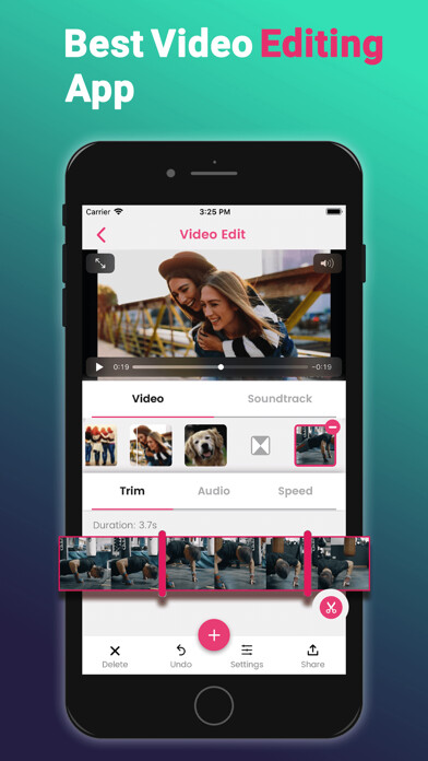 Emulate iPhone app MixMuVi - Video Maker & Music using MyAndroid