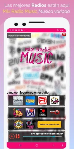 Run android online APK Mix Radio Music from MyAndroid or emulate Mix Radio Music using MyAndroid