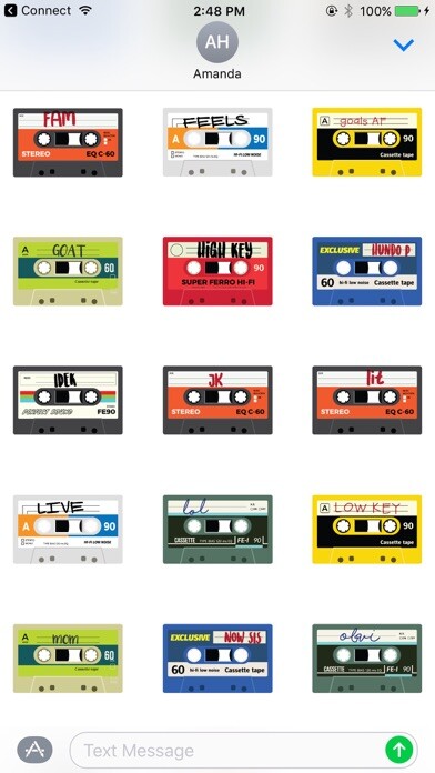 Emulate iPhone app Mixtape Stickers using MyAndroid Emulate iPhone app Mixtape Stickers using MyAndroid