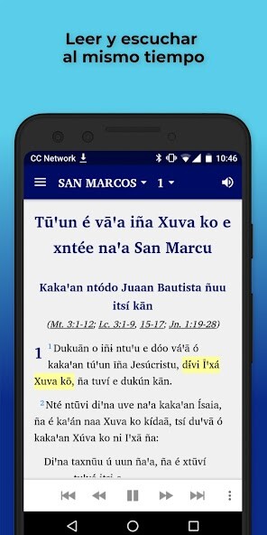 Run android online APK Mixtec Coatzospan Bible from MyAndroid or emulate Mixtec Coatzospan Bible using MyAndroid