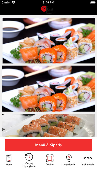 Emulate iPhone app Miyabi Sushi using MyAndroid Emulate iPhone app Miyabi Sushi using MyAndroid