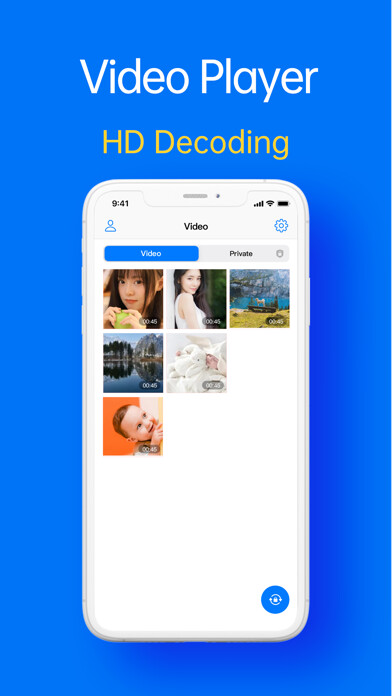 Emulate iPhone app MiYing-Private Video Vault using MyAndroid