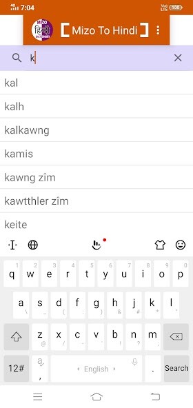 Run android online APK Mizo To Hindi Dictionary from MyAndroid or emulate Mizo To Hindi Dictionary using MyAndroid
