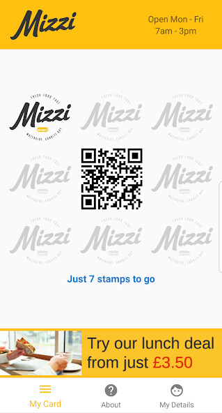 Run android online APK Mizzi Loyalty Card from MyAndroid or emulate Mizzi Loyalty Card using MyAndroid
