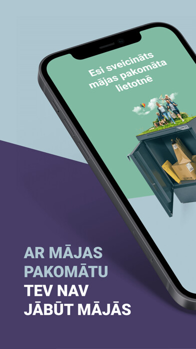 Emulate iPhone app Mājas Pakomāts using MyAndroid