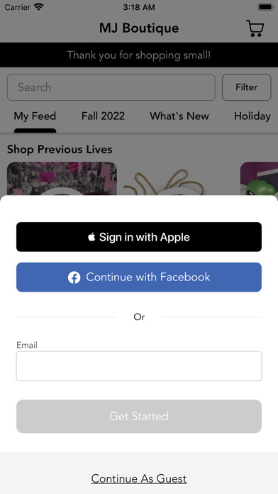 Emulate iPhone app MJ Boutique using MyAndroid Emulate iPhone app MJ Boutique using MyAndroid