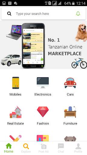 Run android online APK Mjengoni Tanzania : Buy & Sell from MyAndroid or emulate Mjengoni Tanzania : Buy & Sell using MyAndroid