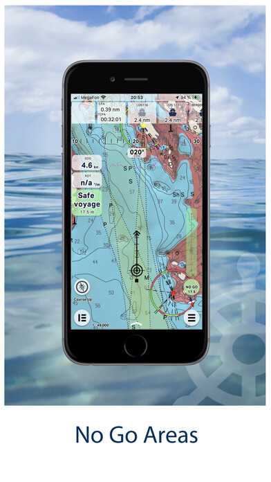 Emulate iPhone app mKart Marine Navigation using MyAndroid