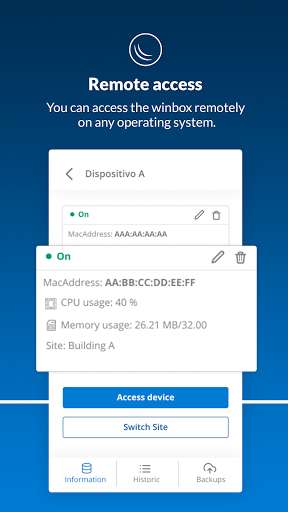 Run android online APK MKController Cloud controller to Routeros Mikrotik from MyAndroid or emulate MKController Cloud controller to Routeros Mikrotik using MyAndroid