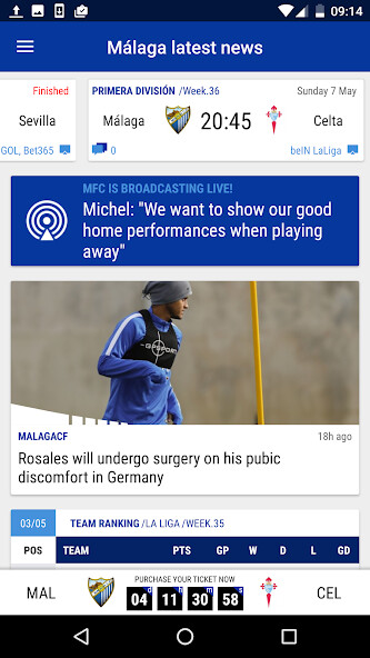 Run android online APK Málaga C.F from MyAndroid or emulate Málaga C.F using MyAndroid Run android online APK Málaga C.F from MyAndroid or emulate Málaga C.F using MyAndroid