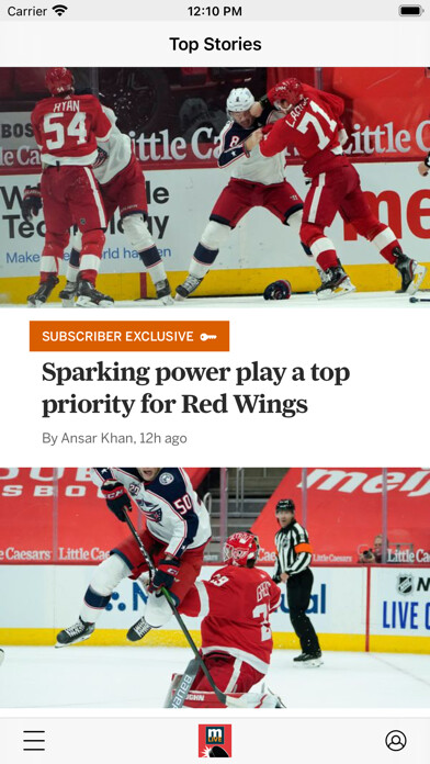 Emulate iPhone app MLive.com: Detroit Hockey News using MyAndroid Emulate iPhone app MLive.com: Detroit Hockey News using MyAndroid