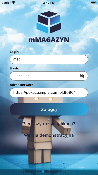 Emulate iPhone app mMagazyn using MyAndroid Emulate iPhone app mMagazyn using MyAndroid