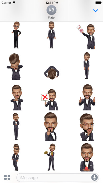 Emulate iPhone app MM Animated Stickers using MyAndroid Emulate iPhone app MM Animated Stickers using MyAndroid