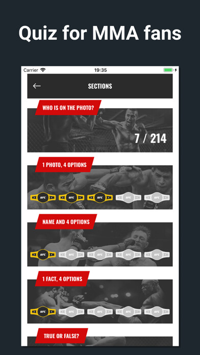 Emulate iPhone app MMA Quiz, MMA fight pass game using MyAndroid Emulate iPhone app MMA Quiz, MMA fight pass game using MyAndroid