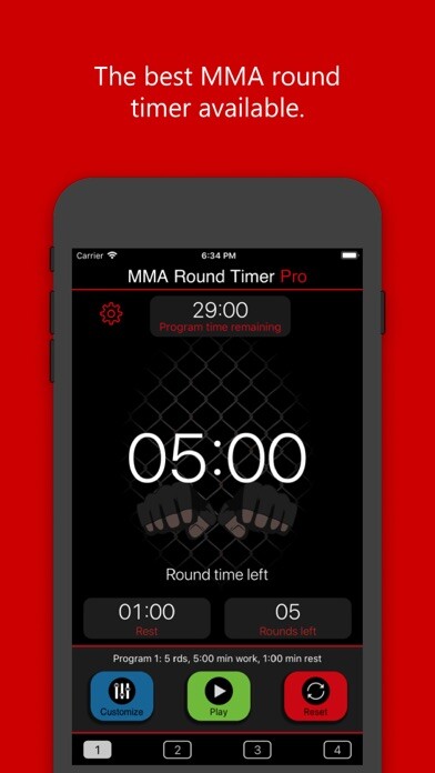 Emulate iPhone app MMA Round Timer Pro using MyAndroid Emulate iPhone app MMA Round Timer Pro using MyAndroid