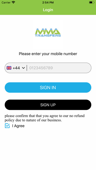 Emulate iPhone app MMA Transfer Private Hire Taxi using MyAndroid Emulate iPhone app MMA Transfer Private Hire Taxi using MyAndroid