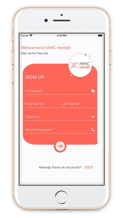 Emulate iPhone app MMC Receipt using MyAndroid