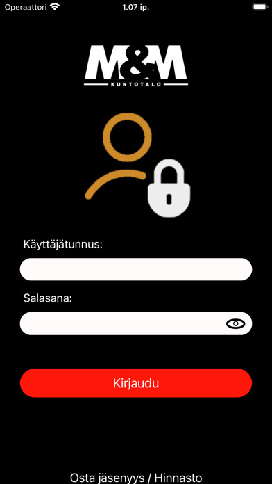 Emulate iPhone app M&M Kuntotalo using MyAndroid