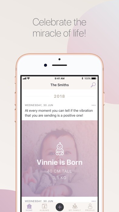 Emulate iPhone app Mmme Baby Journal using MyAndroid