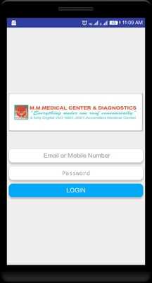 Emulate Android APK M.M.Medical Center -  Mylab (Admin Module)